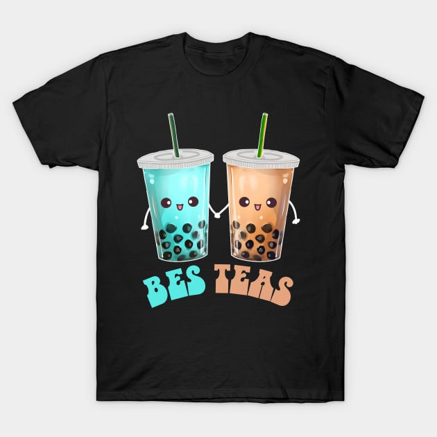 Boba Milk Bubble Tea Bes Teas T-Shirt by Teewyld